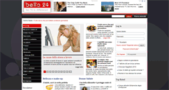 Desktop Screenshot of bella24.it